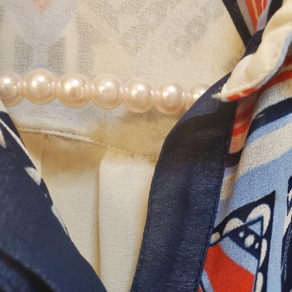 Farm Rio High Low Printed Button Down - Picture 4 of 8